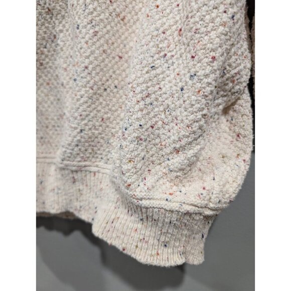 Vintage Lee Sport Womens Cream Speckled Wisconsin Badgers Crew Neck Sweater Sz L - Picture 14 of 16